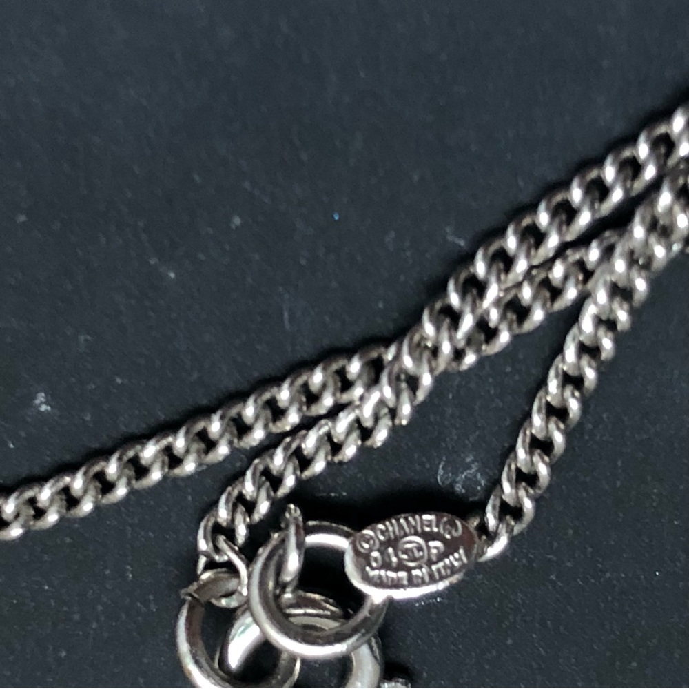 Authentic Chanel Vintage CC Clover/Heart Bracelet & Necklace (2pc set) - Picture 9 of 13